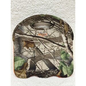 Realtree Hardwoods BUILT NY Bottle Carrier Camo Neoprene 6-Pack Tote Orange